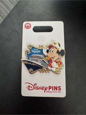 2026 Disney Cruise Line Treasure Captain Minnie Mouse OE Pin
